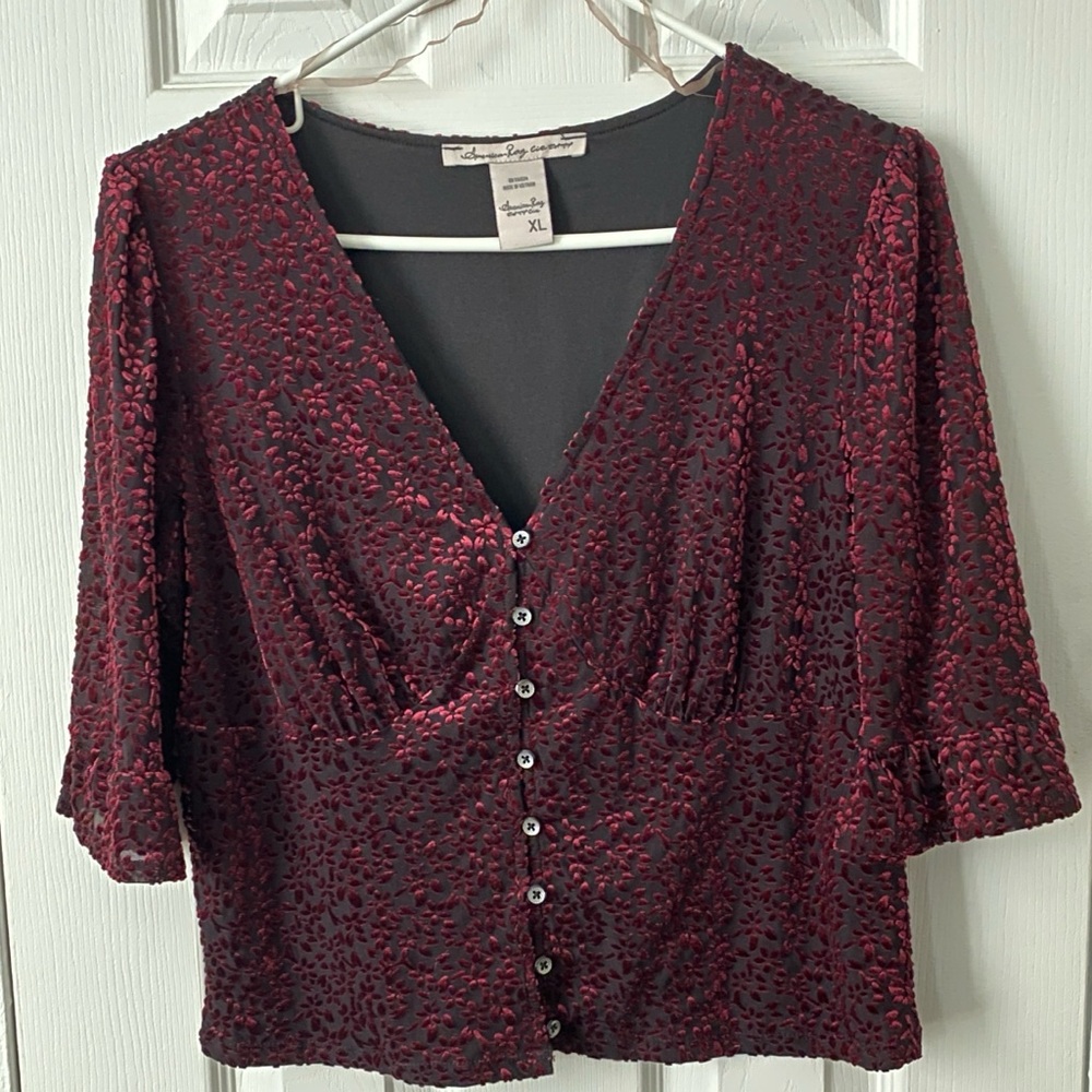 Velvet Crop Top